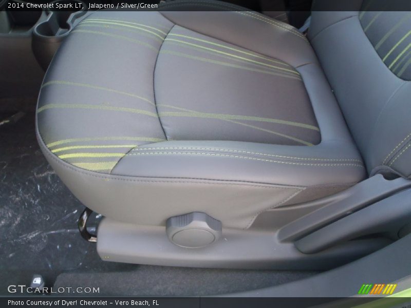 Jalapeno / Silver/Green 2014 Chevrolet Spark LT