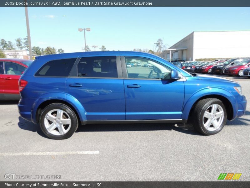 Surf Blue Pearl / Dark Slate Gray/Light Graystone 2009 Dodge Journey SXT AWD