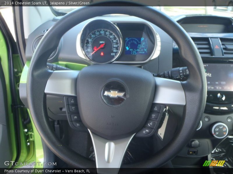 Jalapeno / Silver/Green 2014 Chevrolet Spark LT