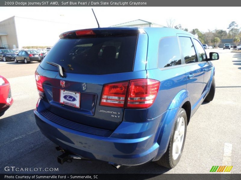 Surf Blue Pearl / Dark Slate Gray/Light Graystone 2009 Dodge Journey SXT AWD