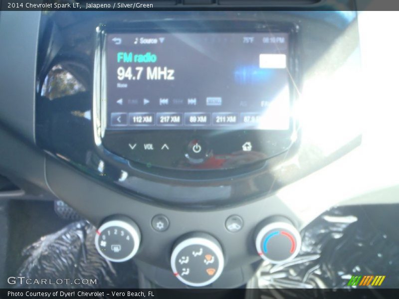 Jalapeno / Silver/Green 2014 Chevrolet Spark LT