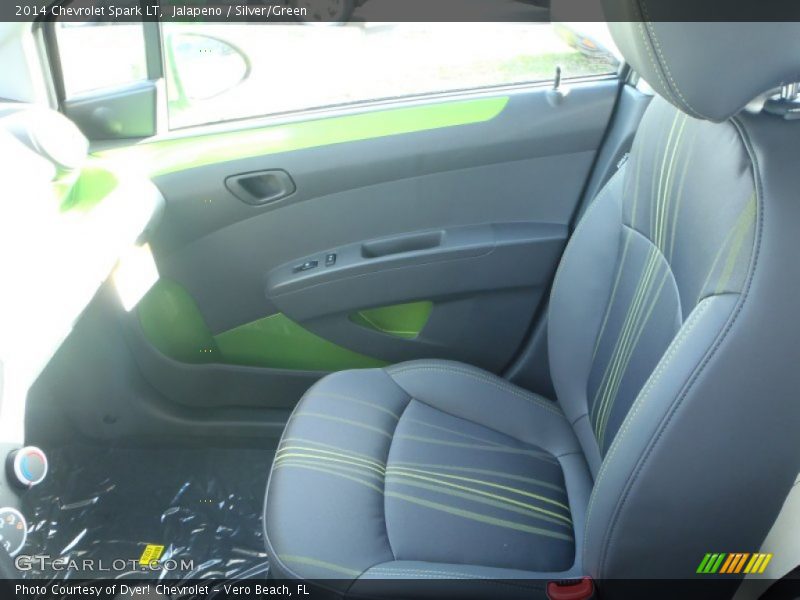 Jalapeno / Silver/Green 2014 Chevrolet Spark LT