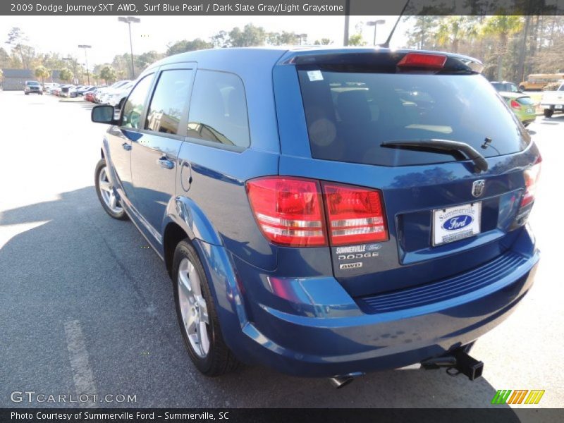 Surf Blue Pearl / Dark Slate Gray/Light Graystone 2009 Dodge Journey SXT AWD