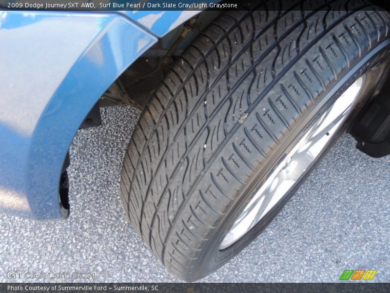 Surf Blue Pearl / Dark Slate Gray/Light Graystone 2009 Dodge Journey SXT AWD