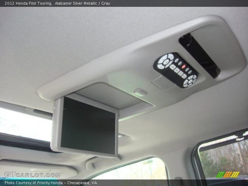 Alabaster Silver Metallic / Gray 2012 Honda Pilot Touring