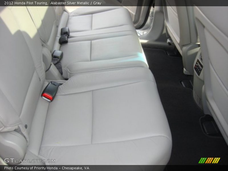 Alabaster Silver Metallic / Gray 2012 Honda Pilot Touring