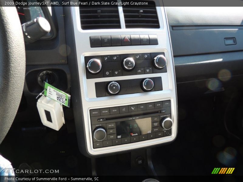 Surf Blue Pearl / Dark Slate Gray/Light Graystone 2009 Dodge Journey SXT AWD