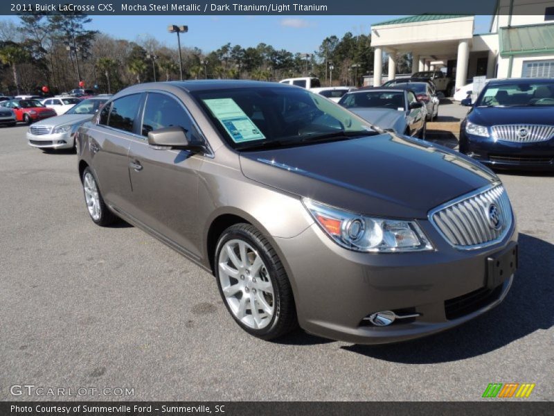 Mocha Steel Metallic / Dark Titanium/Light Titanium 2011 Buick LaCrosse CXS
