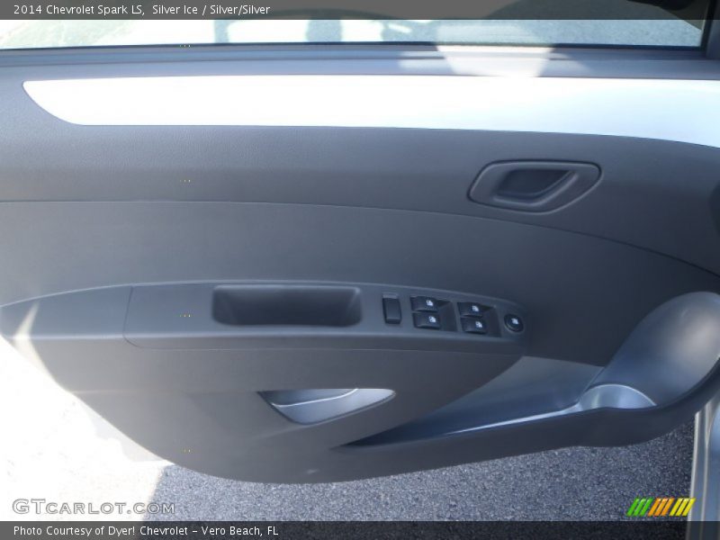 Silver Ice / Silver/Silver 2014 Chevrolet Spark LS
