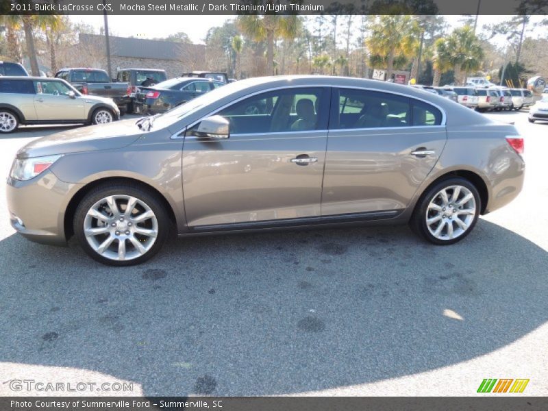 Mocha Steel Metallic / Dark Titanium/Light Titanium 2011 Buick LaCrosse CXS