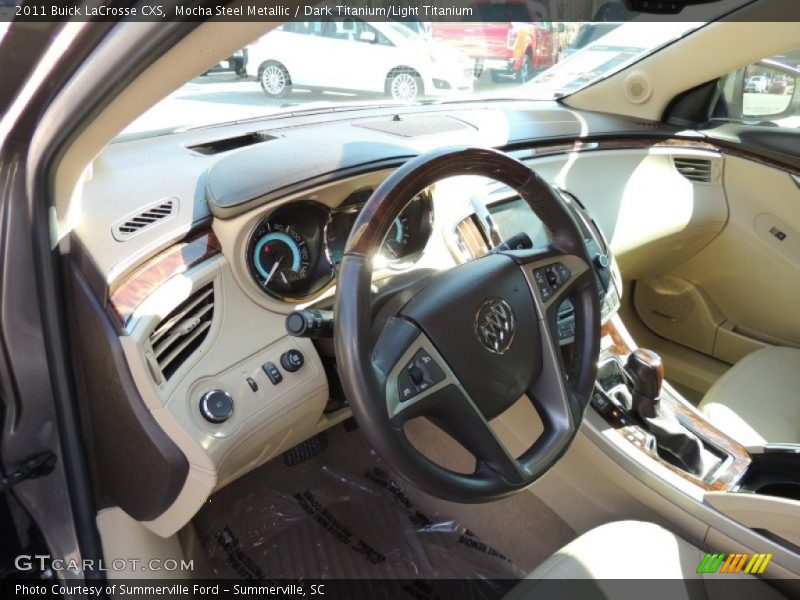 Mocha Steel Metallic / Dark Titanium/Light Titanium 2011 Buick LaCrosse CXS
