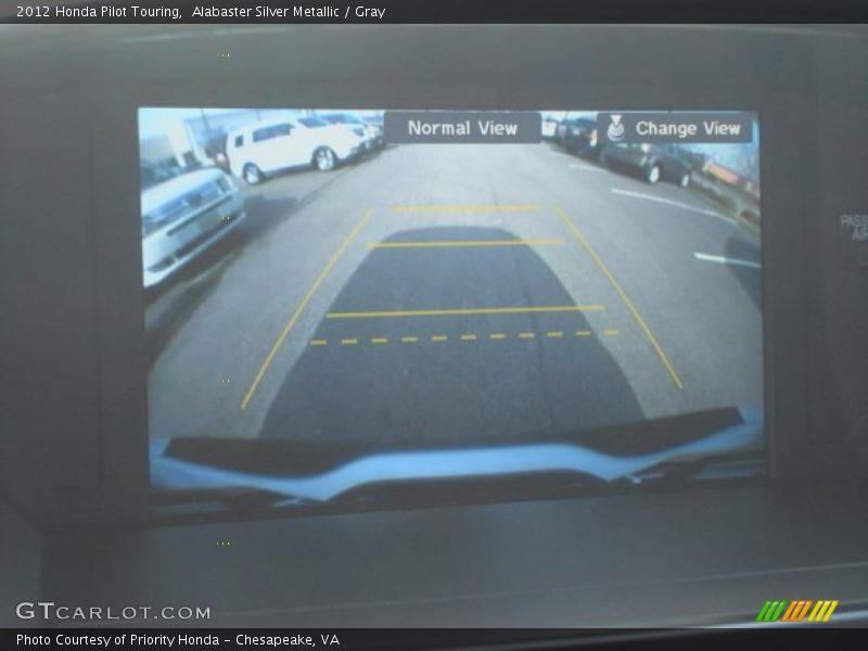 Alabaster Silver Metallic / Gray 2012 Honda Pilot Touring