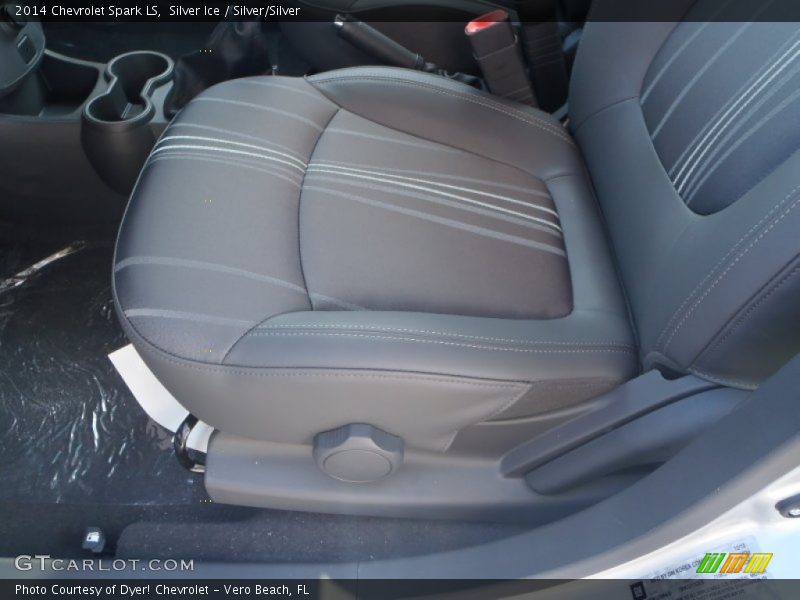 Silver Ice / Silver/Silver 2014 Chevrolet Spark LS