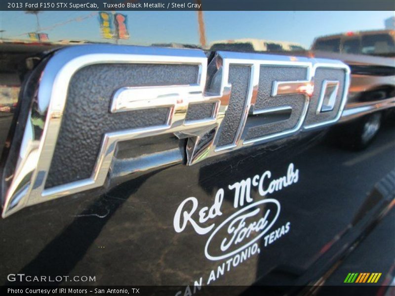 Tuxedo Black Metallic / Steel Gray 2013 Ford F150 STX SuperCab