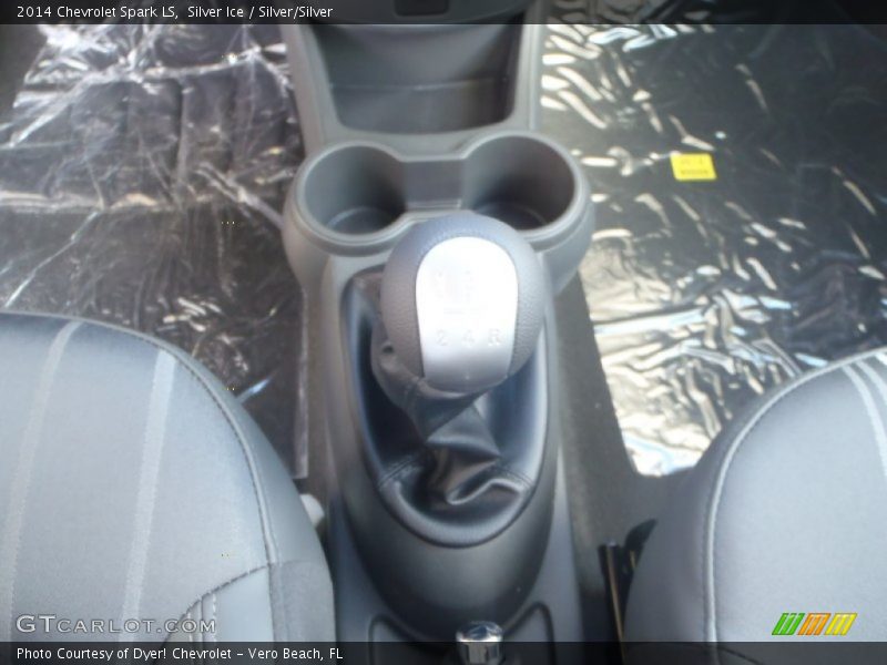 Silver Ice / Silver/Silver 2014 Chevrolet Spark LS