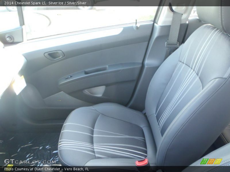 Silver Ice / Silver/Silver 2014 Chevrolet Spark LS