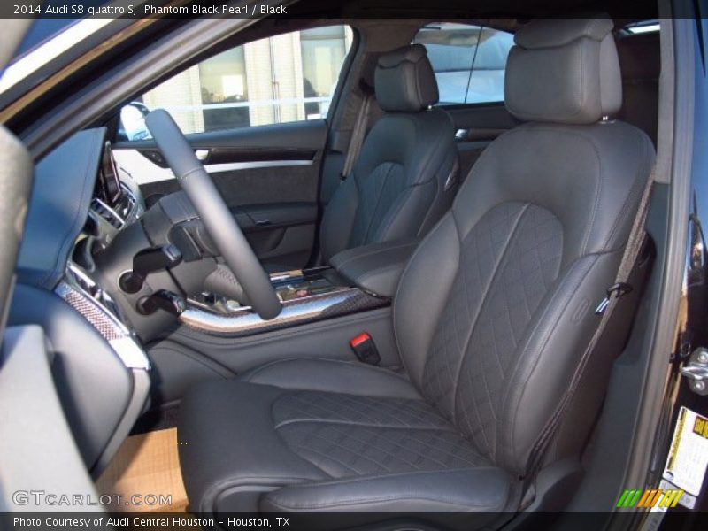 Front Seat of 2014 S8 quattro S