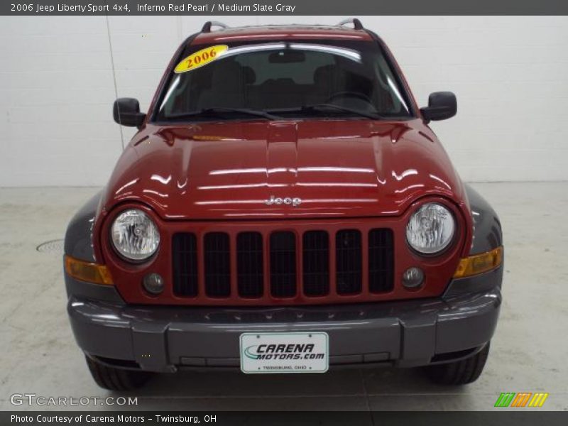 Inferno Red Pearl / Medium Slate Gray 2006 Jeep Liberty Sport 4x4