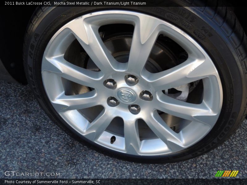 Mocha Steel Metallic / Dark Titanium/Light Titanium 2011 Buick LaCrosse CXS