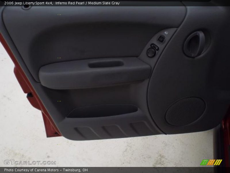 Inferno Red Pearl / Medium Slate Gray 2006 Jeep Liberty Sport 4x4