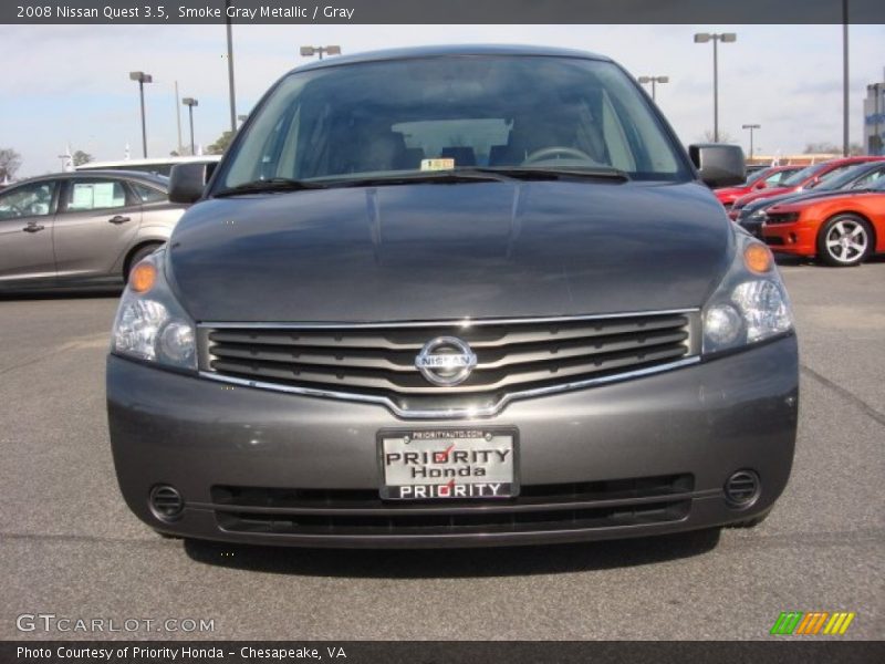 Smoke Gray Metallic / Gray 2008 Nissan Quest 3.5