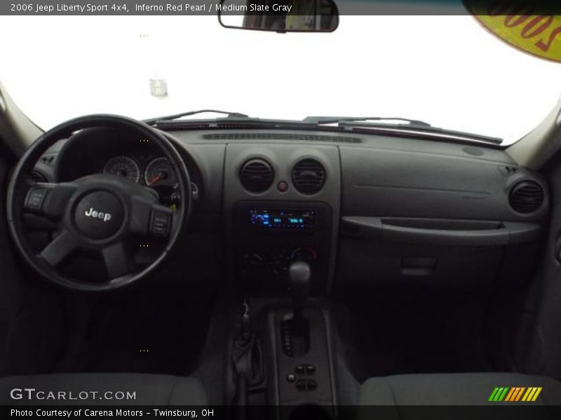 Inferno Red Pearl / Medium Slate Gray 2006 Jeep Liberty Sport 4x4
