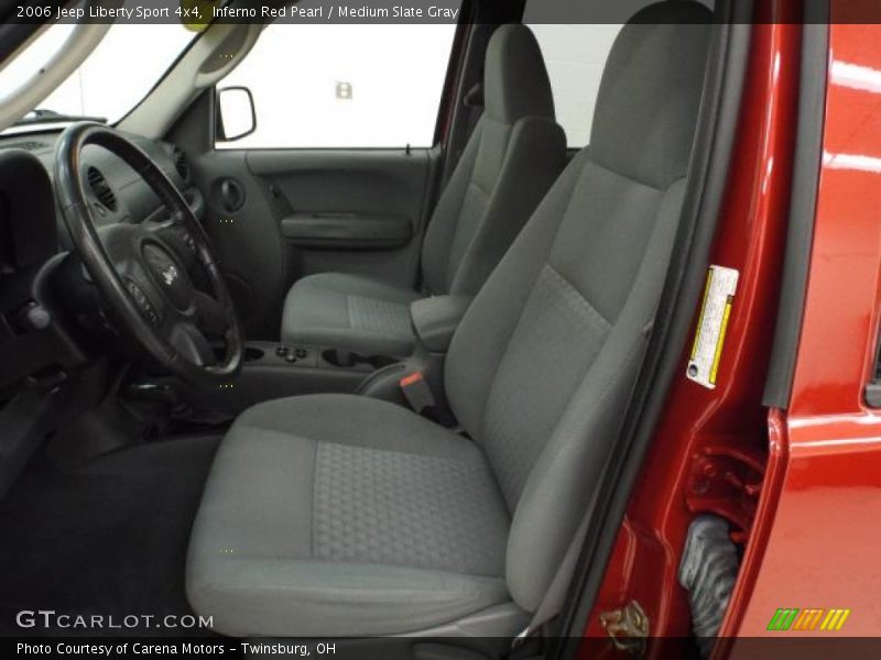 Inferno Red Pearl / Medium Slate Gray 2006 Jeep Liberty Sport 4x4