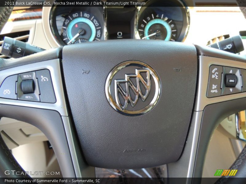 Mocha Steel Metallic / Dark Titanium/Light Titanium 2011 Buick LaCrosse CXS