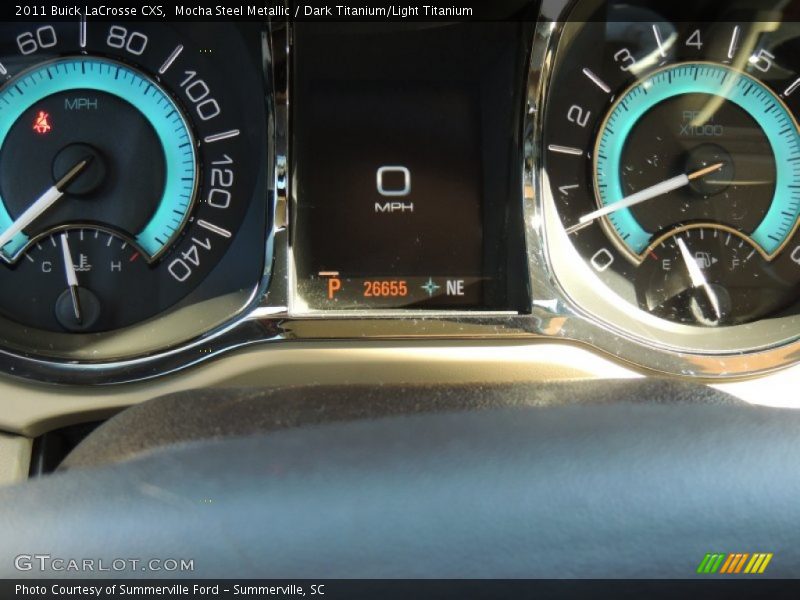 Mocha Steel Metallic / Dark Titanium/Light Titanium 2011 Buick LaCrosse CXS