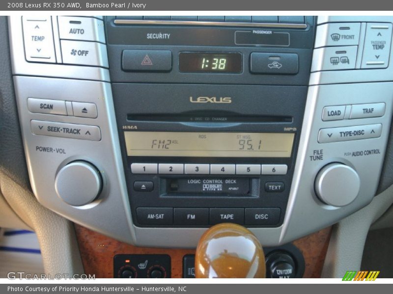 Bamboo Pearl / Ivory 2008 Lexus RX 350 AWD