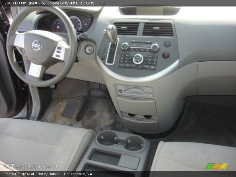 Smoke Gray Metallic / Gray 2008 Nissan Quest 3.5