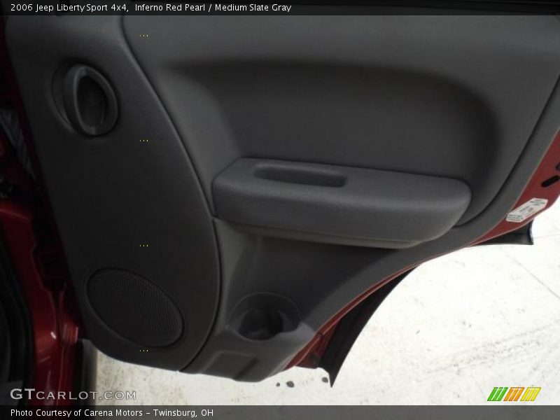 Inferno Red Pearl / Medium Slate Gray 2006 Jeep Liberty Sport 4x4