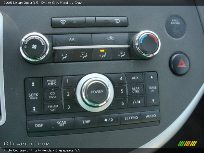 Smoke Gray Metallic / Gray 2008 Nissan Quest 3.5