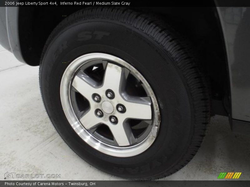 Inferno Red Pearl / Medium Slate Gray 2006 Jeep Liberty Sport 4x4