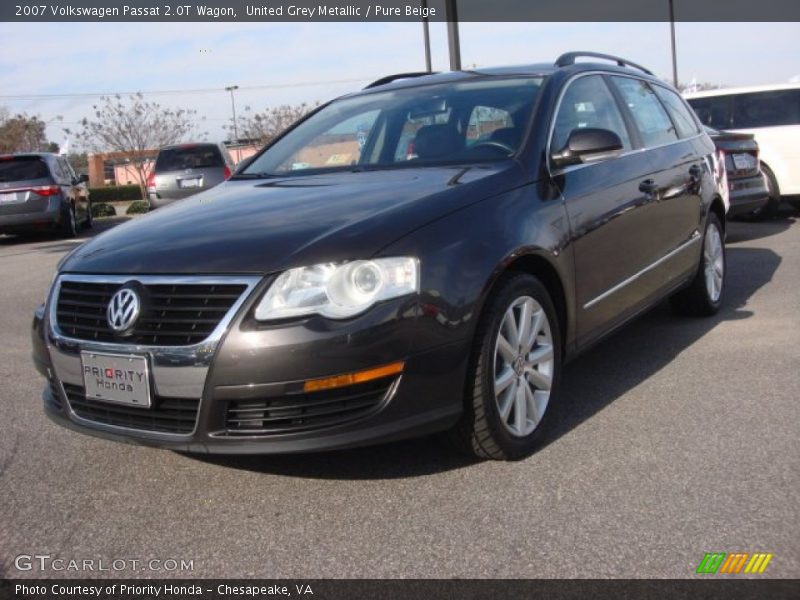 United Grey Metallic / Pure Beige 2007 Volkswagen Passat 2.0T Wagon