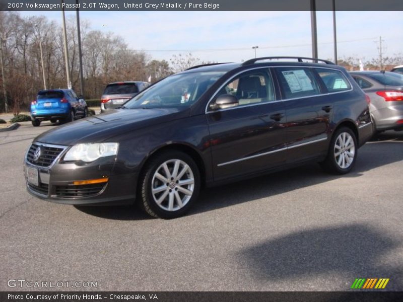 United Grey Metallic / Pure Beige 2007 Volkswagen Passat 2.0T Wagon