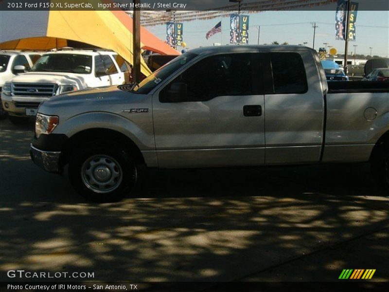 Ingot Silver Metallic / Steel Gray 2012 Ford F150 XL SuperCab