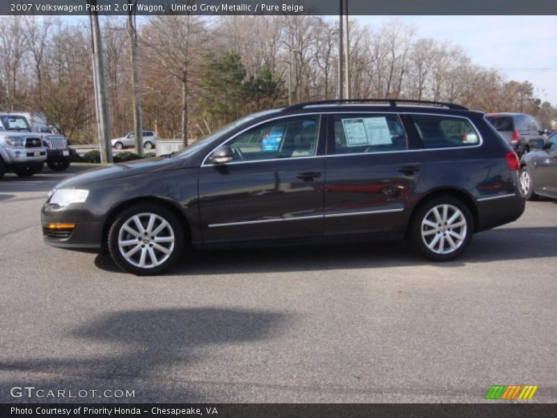 United Grey Metallic / Pure Beige 2007 Volkswagen Passat 2.0T Wagon