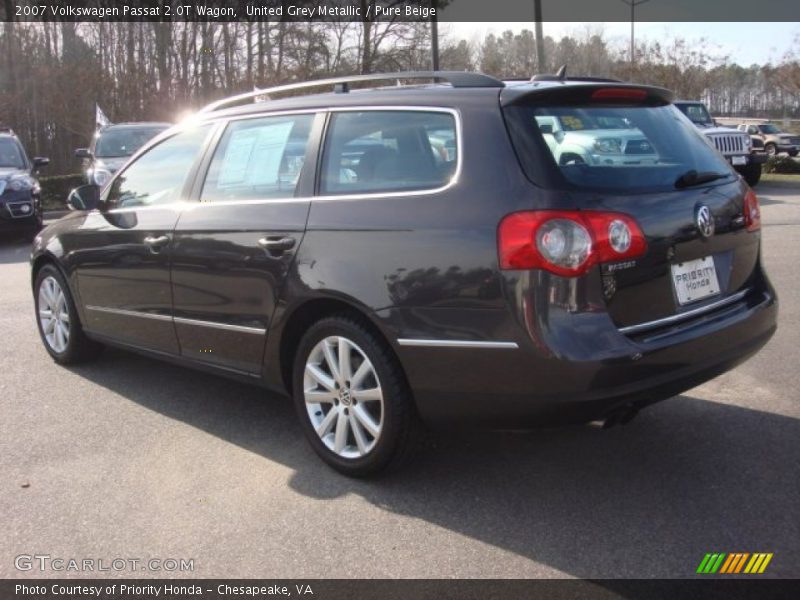 United Grey Metallic / Pure Beige 2007 Volkswagen Passat 2.0T Wagon