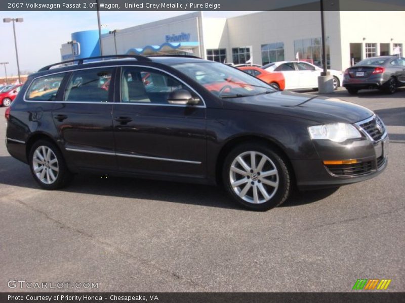 United Grey Metallic / Pure Beige 2007 Volkswagen Passat 2.0T Wagon