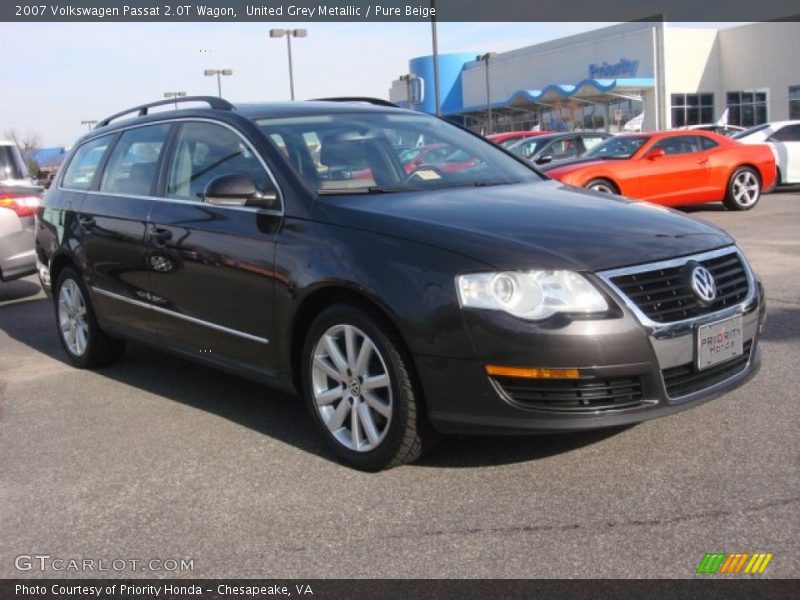 United Grey Metallic / Pure Beige 2007 Volkswagen Passat 2.0T Wagon