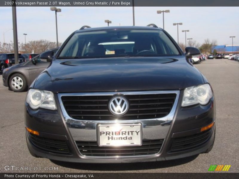 United Grey Metallic / Pure Beige 2007 Volkswagen Passat 2.0T Wagon