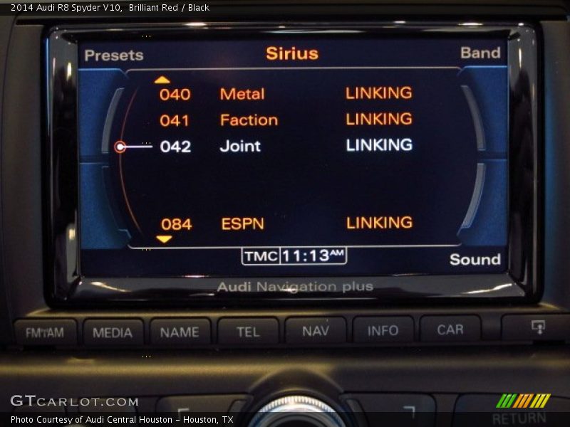 Controls of 2014 R8 Spyder V10