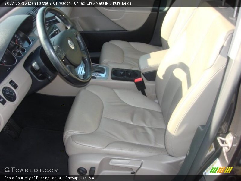 United Grey Metallic / Pure Beige 2007 Volkswagen Passat 2.0T Wagon