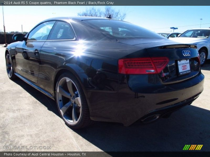 Phantom Black Pearl / Black/Rock Gray 2014 Audi RS 5 Coupe quattro