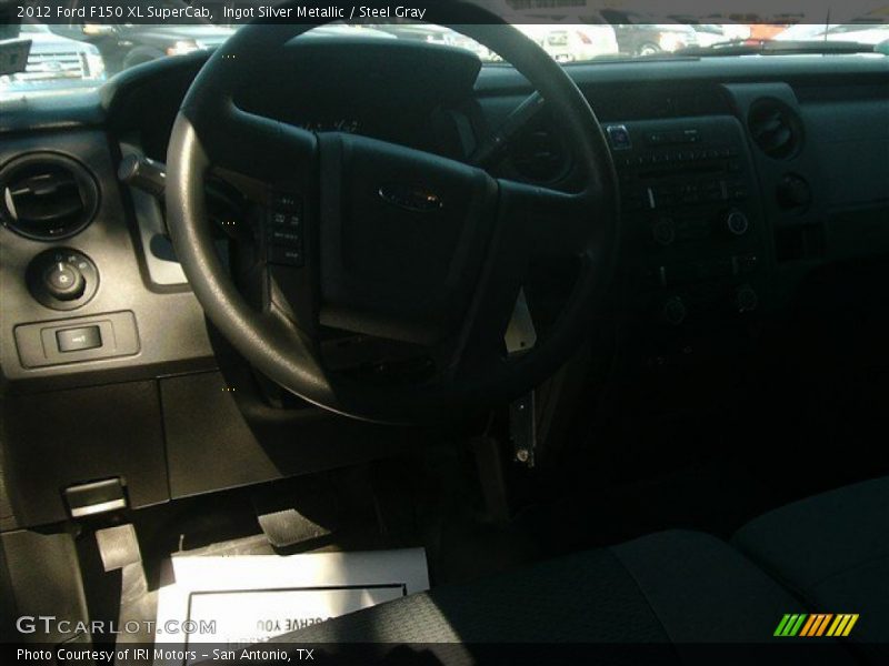 Ingot Silver Metallic / Steel Gray 2012 Ford F150 XL SuperCab