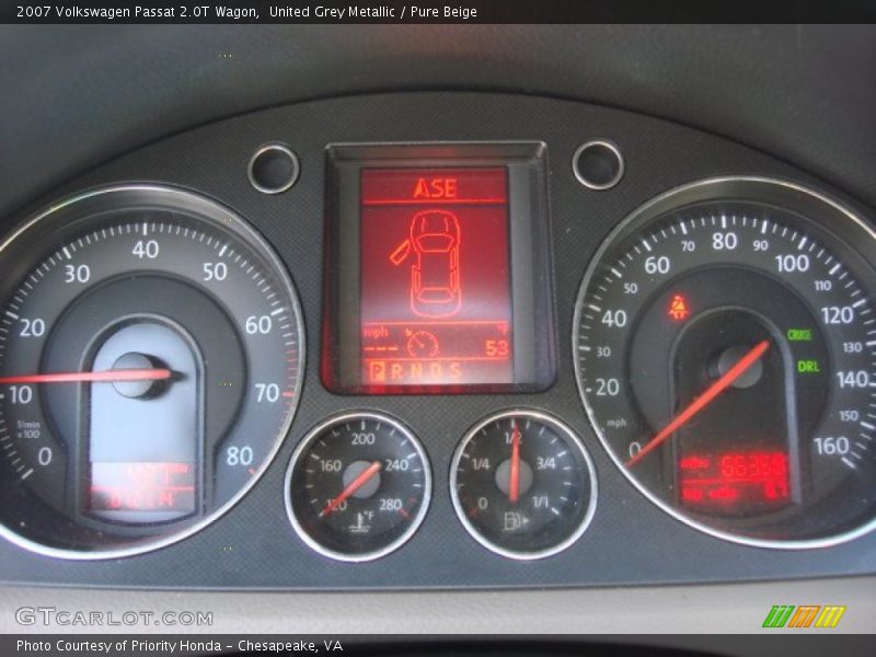 United Grey Metallic / Pure Beige 2007 Volkswagen Passat 2.0T Wagon
