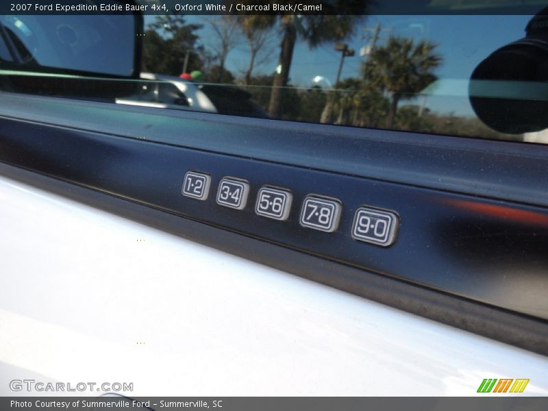 Oxford White / Charcoal Black/Camel 2007 Ford Expedition Eddie Bauer 4x4