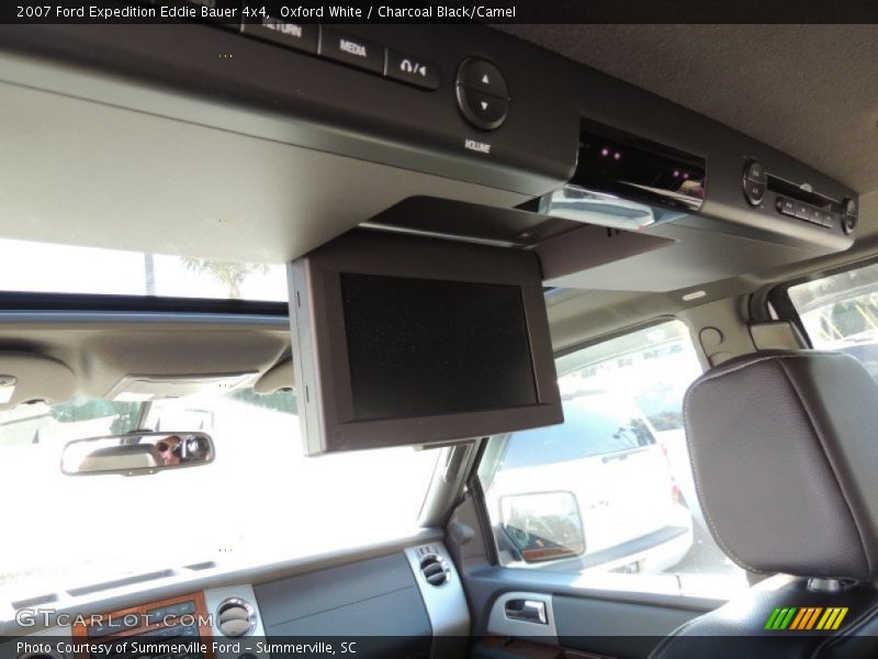 Oxford White / Charcoal Black/Camel 2007 Ford Expedition Eddie Bauer 4x4