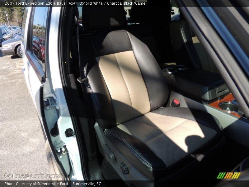 Oxford White / Charcoal Black/Camel 2007 Ford Expedition Eddie Bauer 4x4